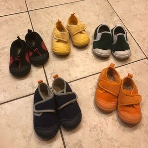 5 pairs of Skidders size 8 in various colors